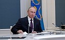 Vladimir Putin took part in an extraordinary session of the Collective Security Council of the Collective Security Treaty Organisation (via videoconference).