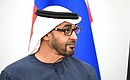 President of the United Arab Emirates Mohammed bin Zayed Al Nahyan. Photo: Iliya Pitalev, RIA Novosti Host Photo Agency