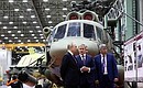 During a visit to Ulan-Ude Aviation Plant.