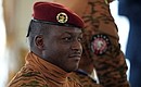 Interim President of Burkina Faso Ibrahim Traore. Photo: Alexei Danichev, RIA Novosti