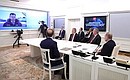 Видеоконференция с Российской самолётостроительной корпорацией «МиГ».