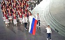 Российская сборная на церемонии открытия Первых Европейских игр.