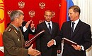 In the presence of President Putin and Kyrgyz President Akayev, Defence Ministers Sergei Ivanov of Russia and Esen Topoyev of Kyrgyzstan sign an agreement on the status and terms of stationing of a Russian airbase in Kyrgyzstan.