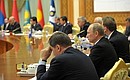 Meeting of the CIS Council of Heads of State in expanded format.