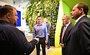 Visit to Moscow office of Yandex IT Company.