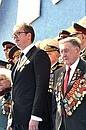 Президент Сербии Александр Вучич на военном параде в ознаменование 73-й годовщины Победы в Великой Отечественной войне 1941–1945 годов.