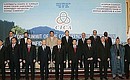 Family photo of the heads of the delegation of the Conference on Interaction and Confidence-Building Measures in Asia (CICA) countries.