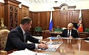 С временно исполняющим обязанности губернатора Омской области Виталием Хоценко.