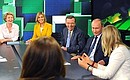 Встреча с руководством и корреспондентами телеканала Russia Today.