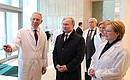 During a visit to the Almazov National Medical Research Centre.