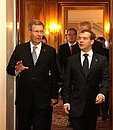 With President of the Federal Republic of Germany Christian Wulff.