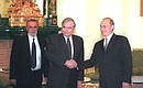 President Putin with United States National Security Adviser Samuel Berger. 