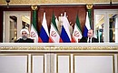 В ходе официального визита Президента Ирана в Россию подписан пакет документов о сотрудничестве в различных областях. С Президентом Ирана Хасаном Рухани.
