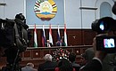 Заявления для прессы по итогам российско-таджикистанских переговоров.