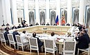 Встреча с участниками Общероссийского исторического собрания.
