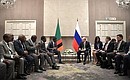 Встреча с Президентом Замбии Эдгаром Лунгу.