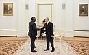 Встреча с Президентом Республики Гвинея-Бисау Умару Сиссоку Эмбало.