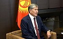 Президент Киргизии Алмазбек Атамбаев.