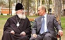 President Putin with Patriarch of Moscow and All Russia Alexii II.