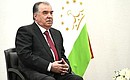 President of Tajikistan Emomali Rahmon. Photo by Kristina Kormilitsyna (”Rossiya Segodnya“)