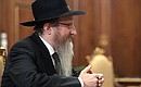 Chief Rabbi of Russia Berl Lazar.