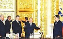 Before the meeting of the State Council of the Russian Federation.