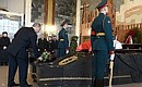 Farewell ceremony for Mikhail Kalashnikov.