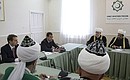 Встреча с духовными лидерами мусульманских сообществ России.