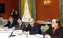 President Putin talking with the winners of the 2004 World Student Programming Championship.