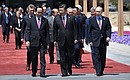 С Председателем Китайской Народной Республики Си Цзиньпином (в центре) и Президентом Вьетнама Чан Дай Куангом.