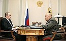 С начальником Генерального штаба Юрием Балуевским.