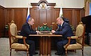С губернатором Самарской области Николаем Меркушкиным.