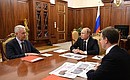 С мэром Москвы Сергеем Собяниным и Министром культуры Владимиром Мединским.