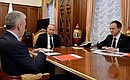 Встреча с мэром Москвы Сергеем Собяниным и Министром культуры Владимиром Мединским.