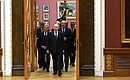 Vladimir Putin and the participants of the CIS informal meeting visited the State Russian Museum. Photo: Alexei Danichev, RIA Novosti