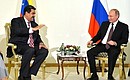 With President of Venezuela Nicolas Maduro.