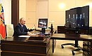Владимир Путин в режиме видеоконференции принял участие в открытии нового цеха крупнотоннажного производства фармацевтических субстанций на заводе «БратскХимСинтез» группы компаний «Фармасинтез».