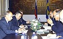 Встреча с Премьер-министром Швеции Йораном Перссоном.