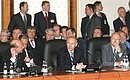 На заседании Совета Россия-НАТО.