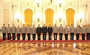 Церемония представления офицеров по случаю их назначения на вышестоящие должности и присвоения им высших воинских (специальных) званий.
