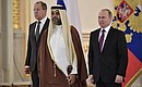 Presentation of foreign ambassadors’ letters of credence. Ambassador of Qatar Fahad Mohamed Abdullah al-Attiyah presented his letter of credence to Vladimir Putin.