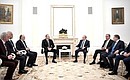 Встреча с Президентом Азербайджанской Республики Ильхамом Алиевым.