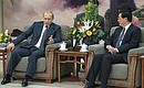 President Putin with Hu Jintao, Secretary-General of the Chinese Communist Party.