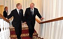 Перед началом российско-белорусских переговоров в расширенном составе.