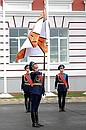 Colours presentation ceremony at the Tula Suvorov Military Academy.