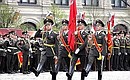 Military parade in honour of the 60th anniversary of Victory in the Great Patriotic War.