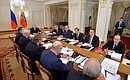 Заседание Военно-промышленной комиссии Российской Федерации.