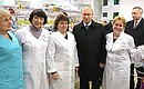 After the meeting on increasing the efficiency of the medication supply system, Vladimir Putin visited a pharmacy in St Petersburg.