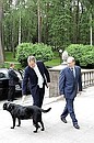Прибытие Энтони Блэра в загородную резиденцию Президента России.