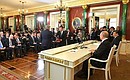 Церемония обмена документами, подписанными в ходе государственного визита Председателя КНР Си Цзиньпина в Российскую Федерацию.